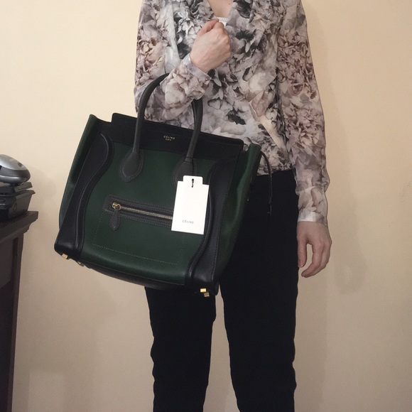 Celine tricolor Mini Luggage Tote w/organizer - Picture 9 of 16